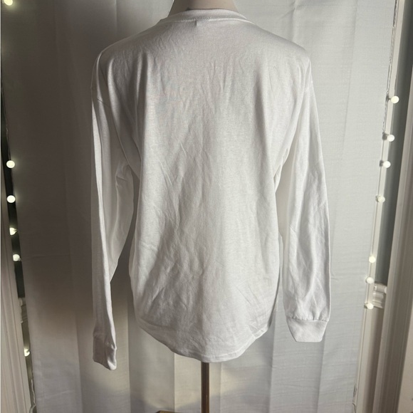 Swiftie White and Pink Long Sleeve Tees with Heart Design - Picture 3 of 6
